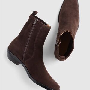 Madewell Brown Ankle Boots